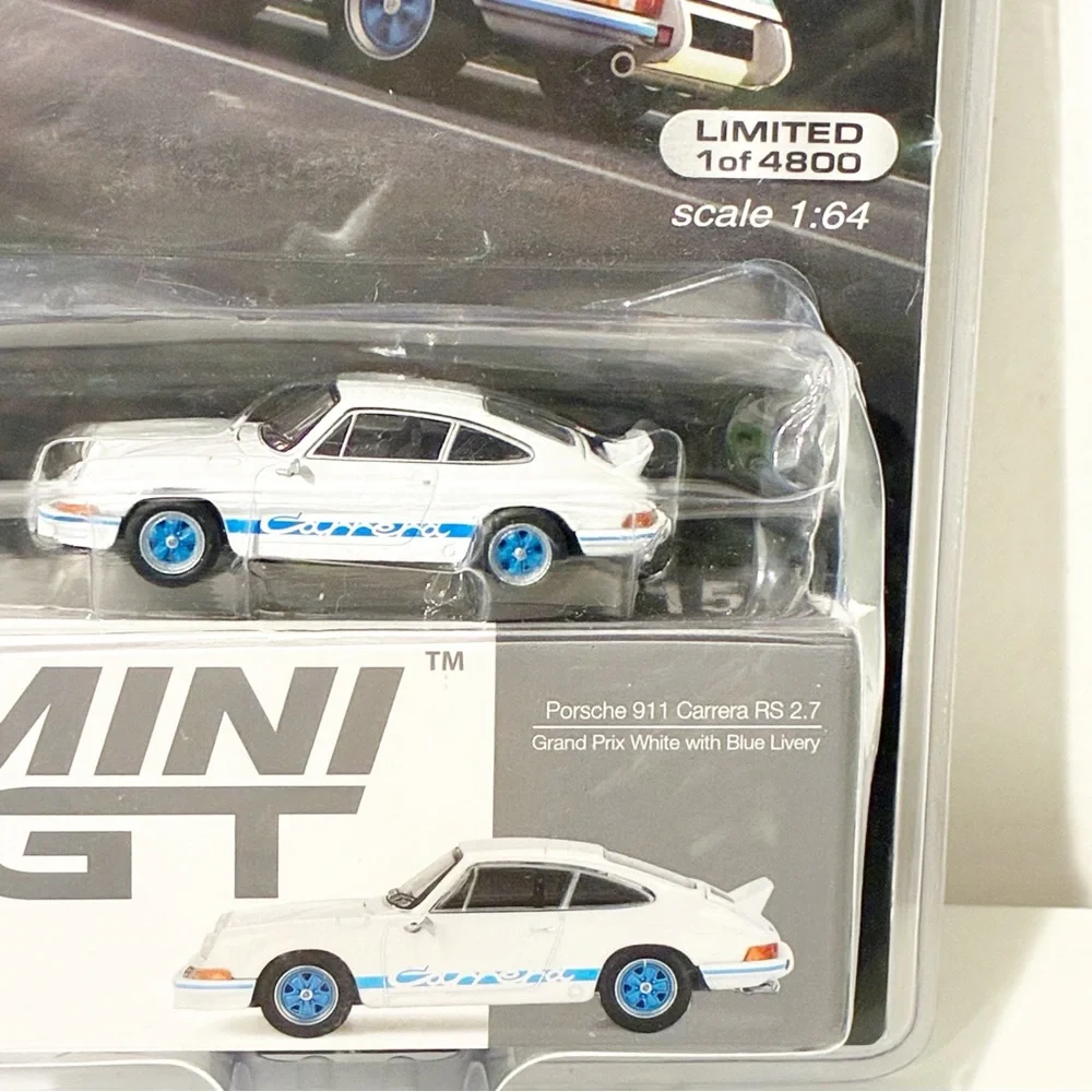 Mini GT 1/64 PORSCHE 911 Carrera RS 2.7 Die Cast Model CHASE‎ NEW SEALED